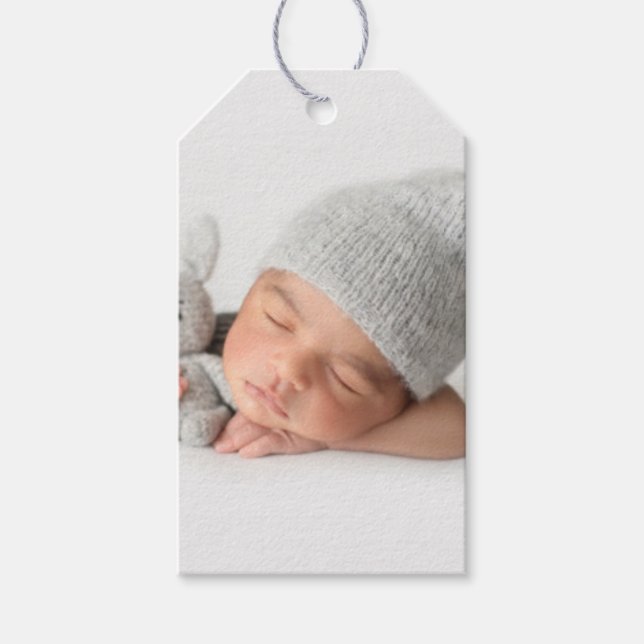 Étiquettes-cadeau Balises cadeaux photo personnalisées (Devant)