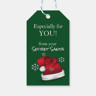Étiquettes-cadeau Balises Cadeaux Secret Père Noël Officielles
