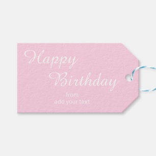 Étiquettes-cadeau Balises cadeaux Soft Pink