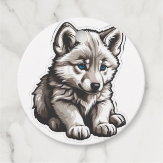 Étiquettes Cadeau Balises Cercle Favoriser