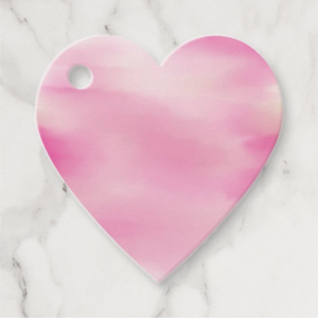 Étiquettes Cadeau Balises Coeur mignon Favoriser (Devant)