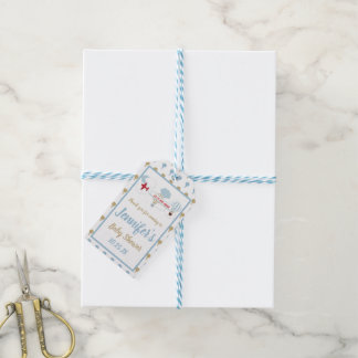 Étiquettes-cadeau Balises De Baby shower Avion/Vers Le Haut Et Vers 