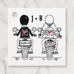 Étiquettes Cadeau Balises de mariage préférées pour moto moto moto p