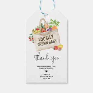 Étiquettes-cadeau Balises de préférence de Baby shower locales