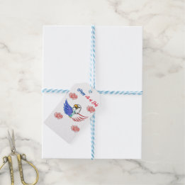 Étiquettes-cadeau Balises du cadeau du 4 juillet