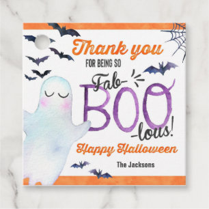 Étiquettes Cadeau Balises Faveur Halloween