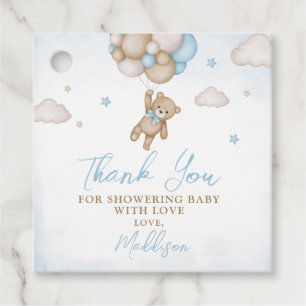 Étiquettes Cadeau Balises Favoriser Carré Baby shower d'attente