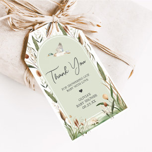 Étiquettes-cadeau Balises préférées du Baby shower Mallard Duck