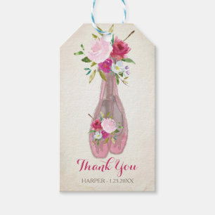 Étiquettes-cadeau Ballerina Baby shower Favoriser balise
