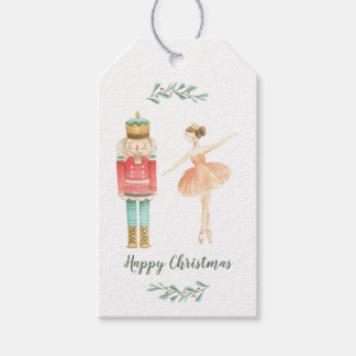 Étiquettes-cadeau Ballerina Nutcracker Noël Tags cadeaux