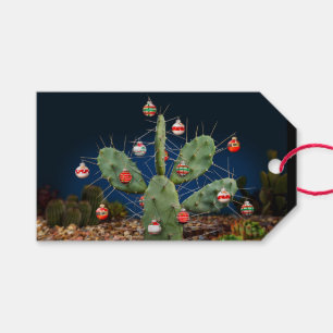 Étiquettes-cadeau Balls de cactus de Noël