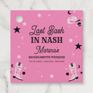 Étiquettes Cadeau Bassin rose Dernier à Nash Nashville Bachelorette