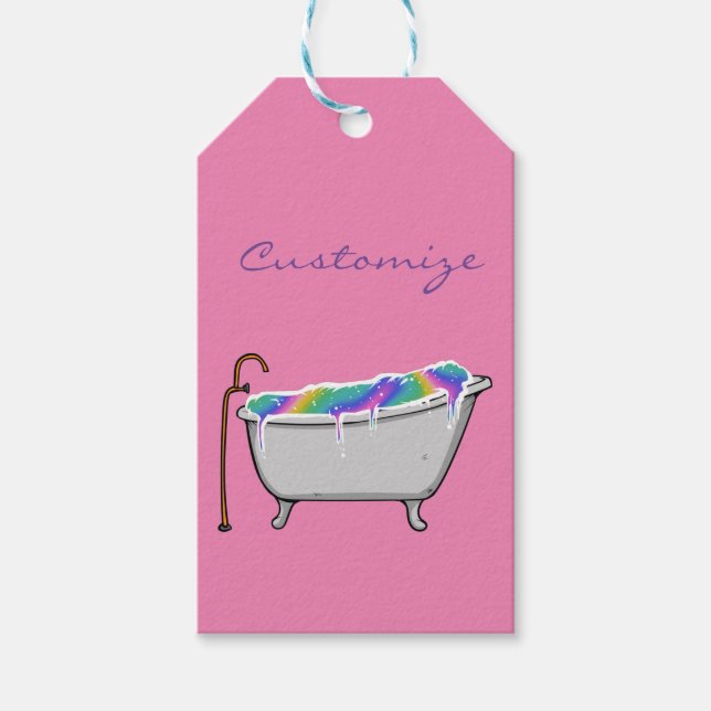 Étiquettes-cadeau Bath Bomb Babe Thunder_Cove (Devant)