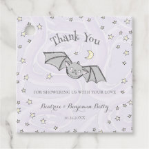 Batty, étoiles et lunes Éffrayant mignon Merci