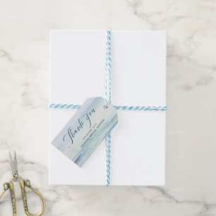 Étiquettes-cadeau Beach Bridal Shower Favor