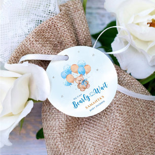 Étiquettes Cadeau Bearly Wait Baby Shower