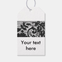 Beau noir en dentelle vintage détail