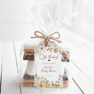 Étiquettes-cadeau Bébé est en train de brasser Baby shower Café d'