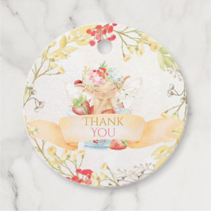 Étiquettes Cadeau Bébé Fairy Lovely Baby shower Merci Favor balise