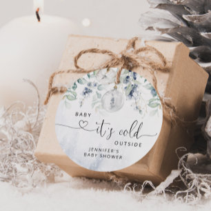Étiquettes Cadeau Bébé il fait froid dehors shower de bébé