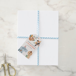 Étiquettes-cadeau Belle fête Safari Animaux Anniversaire de enfant