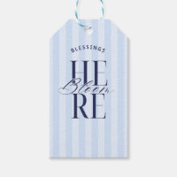Bénédictions en fleurs ici | Bleu Baby Shower Mari
