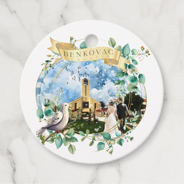 Étiquettes Cadeau Benkovac (Devant)