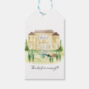 Étiquettes-cadeau Benvenuti Italia Villa Mariage Tags cadeaux