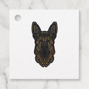Étiquettes Cadeau berger allemand design berger allemand cadeaux ber