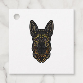 Étiquettes Cadeau berger allemand design berger allemand cadeaux ber