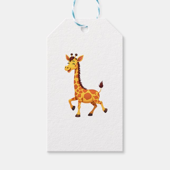 Étiquettes-cadeau Best Giraffe Art For Men Women Adult Giraffe Print (Devant)