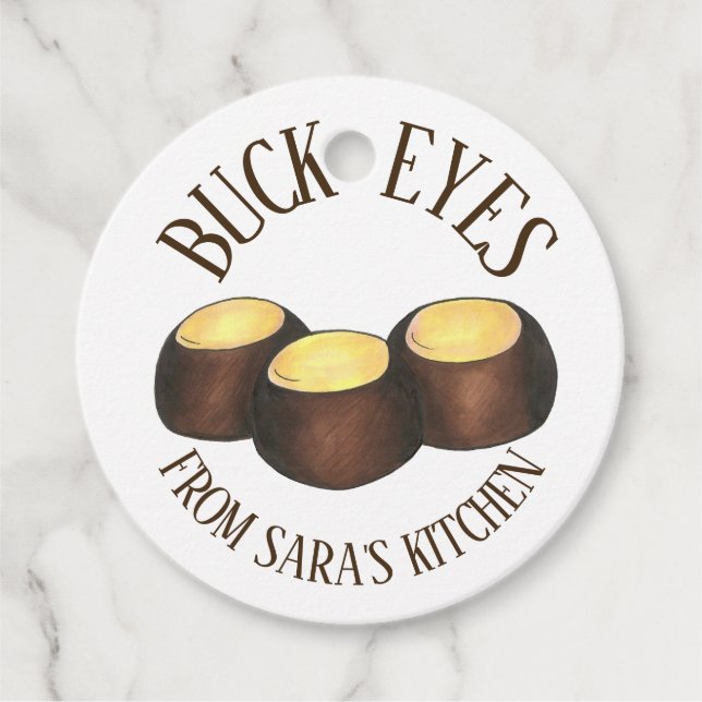 Étiquettes Cadeau Beurre De Beurre D'Arachide De L'Ohio Bonbon Maiso (Devant)