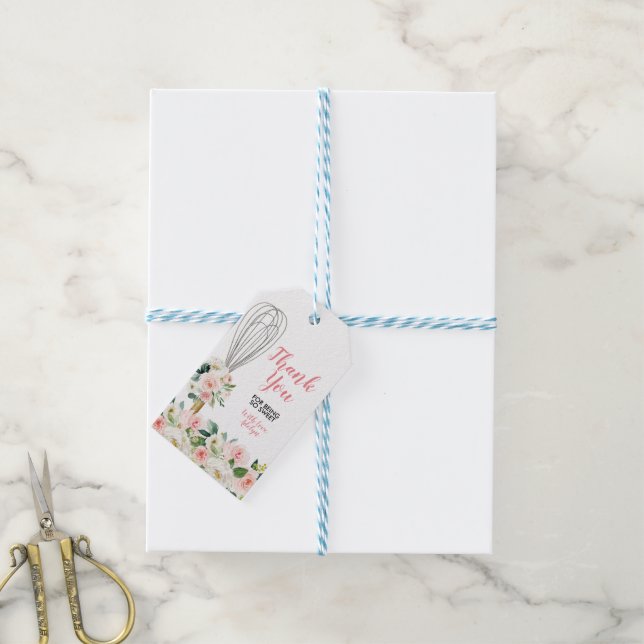 Étiquettes-cadeau Bientôt être fouetté en Merci pour être ici (Avec de laficelle)