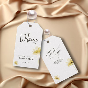 Étiquettes-cadeau Bienvenue à Happy Ever After Mariage Merci