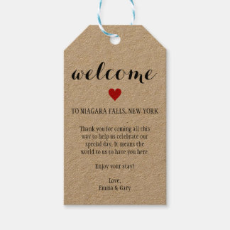 Étiquettes-cadeau BIENVENUE INVITÉS DESTINATION MARIAGE CADEAU Balis