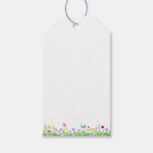 Étiquettes-cadeau Bijoux ou cartes-cadeaux florales modernes pour do
