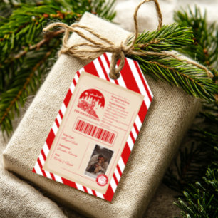 Étiquettes-cadeau Billet de Noël du Polar Express