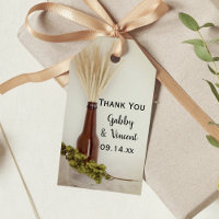 Blé et houblon Brasserie Mariage Favor Tags
