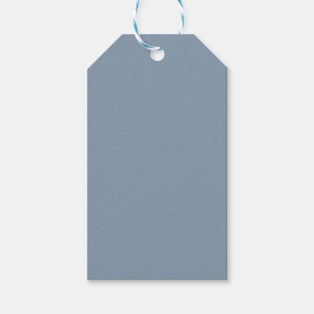 Étiquettes-cadeau Bleu (Devant)