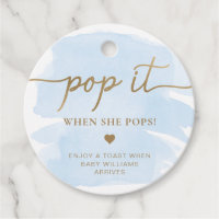 Bleu Aquarelle Pop It When She Pops Favoriser Tag
