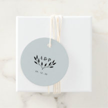 Bleu de fond | Simple moderne Merci Mariage cadeau