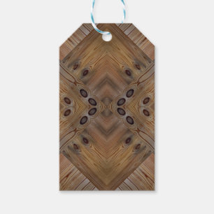 Étiquettes-cadeau Bois texture bois naturel arrière - plan brun arbr