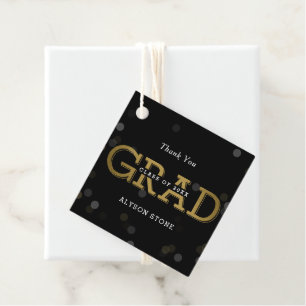 Étiquettes Cadeau Bokeh Collage Graduation Party Favoriser les étiqu