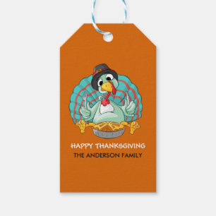 Étiquettes-cadeau Bon thanksgiving Turquie