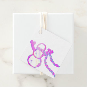 Étiquettes Cadeau bonhomme de neige