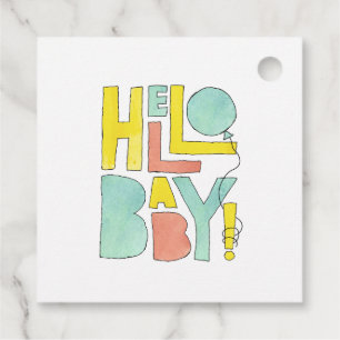 Étiquettes Cadeau Bonjour bébé Bienvenue à nouveau-né Naissance bébé