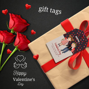Étiquettes-cadeau Bonne Couple Valentine's Day Envelope