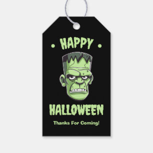 Étiquettes-cadeau Bonne Halloween Frankenstein
