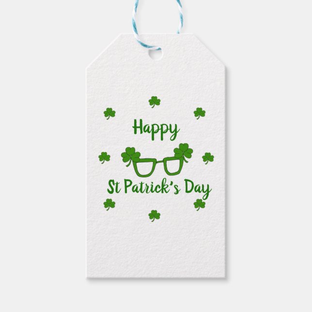Étiquettes-cadeau Bonne Saint Patrick's Day (Devant)