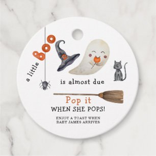 Étiquettes Cadeau Boo - Pop it Quand elle accouche